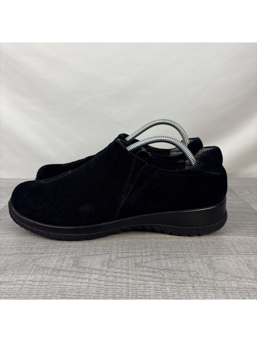 Drew Haley Black Suede Zip Shoes 11N